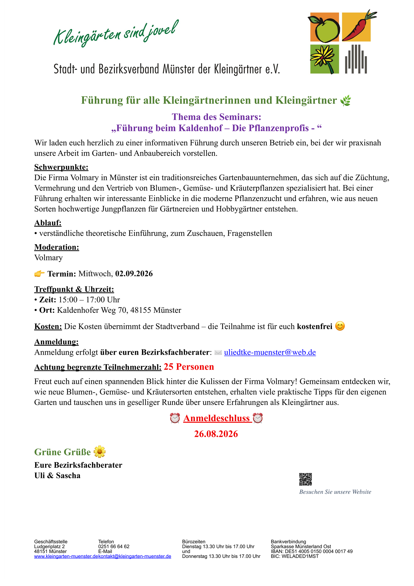 Führung durch den Kaldenhof